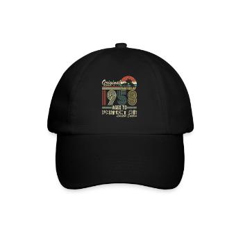 Vintage 1958 légendes Tee - Casquette classique - noir/noir - Devant