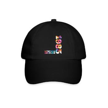 Colorful Birthday Limited Edition 1985 - Baseball Cap - black/black - Front
