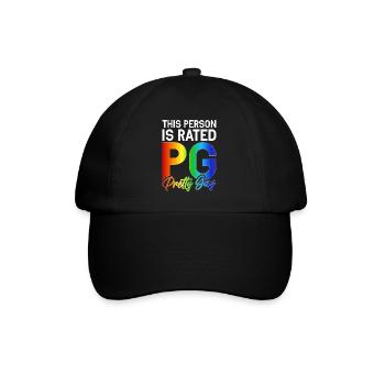 Gay Gifts - Baseballkappe - Schwarz/Schwarz - Vorne