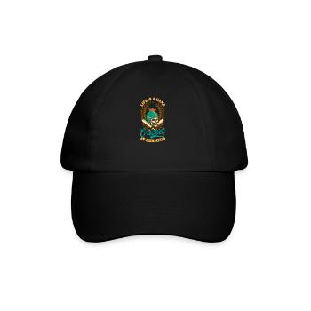 Cricket Player Life Is Game Cricket Is Life - Baseball Cap - black/black - Front