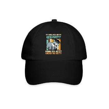 Abiturient Habe Mein Abitur Geschafft Abschluss - Baseballkappe - Schwarz/Schwarz - Vorne