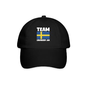 Cranberry Jam Team - Baseball Cap - black/black - Front
