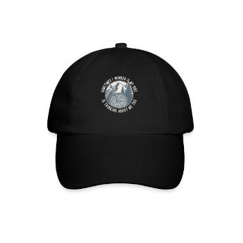 Sometimes I Wonder If My Bike Is Thinking About Me - Baseball Cap - black/black - Front