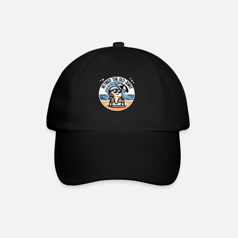 Chirurgie de remplacement de la hanche Chirurgie post-opératoire de la hanche - Casquette classique - noir/noir