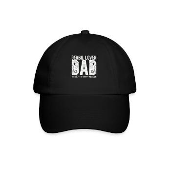 Gerbil Lover Dad The Idol The Myth The Racing Rat - Baseball Cap - black/black - Front