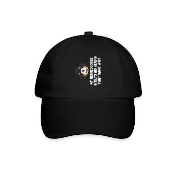 Chien Bernedoodle - Casquette classique - noir/noir - Devant