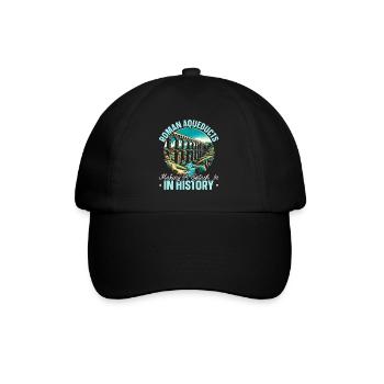 Roman Aqueducts Roman Engineering Ancient Rome - Baseball Cap - black/black - Front