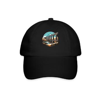Roman Aqueducts Roman Engineering Ancient Rome - Baseball Cap - black/black - Front