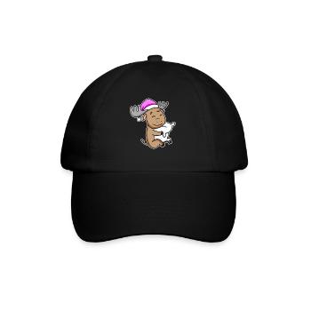 orignal fatigué endormi fille endormie - Casquette classique - noir/noir - Devant