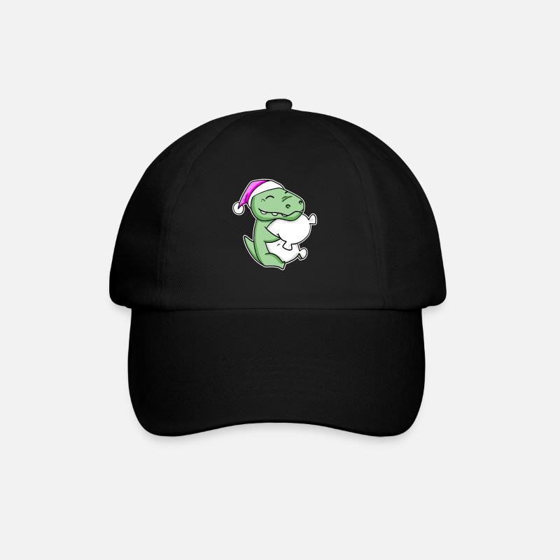 Krokodil Müde Ausschlafen Schlafen Mädchen - Baseballkappe - Schwarz/Schwarz