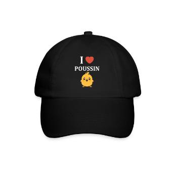 Simple multiples small hearts saint valentin flat - Casquette classique - noir/noir - Devant