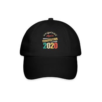 J’ai 4 ans | Je suis né en 2020 - birth - Casquette classique - noir/noir - Devant