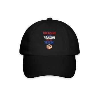 La trahison est la raison du raid du FBI de Seizin - Casquette classique - noir/noir - Devant