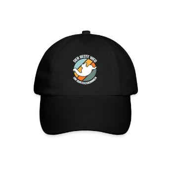 Skydiving Skydiver - Baseball Cap - black/black - Front