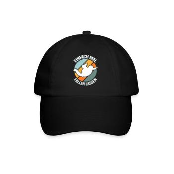 Fallschirmspringen Fallschirmspringer - Baseballkappe - Schwarz/Schwarz - Vorne