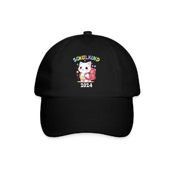 Inscription à l’école École des chats Début de l’école 2024 - Casquette classique - noir/noir - Devant