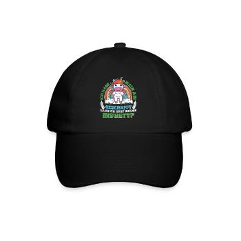 Abiturient Habe Mein Abi Geschafft Abschluss - Baseballkappe - Schwarz/Schwarz - Vorne