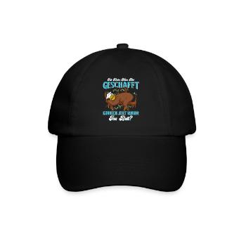 Abiturient Habe Mein Abi Geschafft Abschluss - Baseballkappe - Schwarz/Schwarz - Vorne