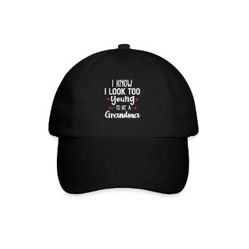 Avoir l’air trop jeune pour être une nouvelle grand-mère - Casquette classique - noir/noir - Devant