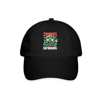 Horrorfilm-fan Zombie-horror Klassischer - Baseballkappe - Schwarz/Schwarz - Vorne