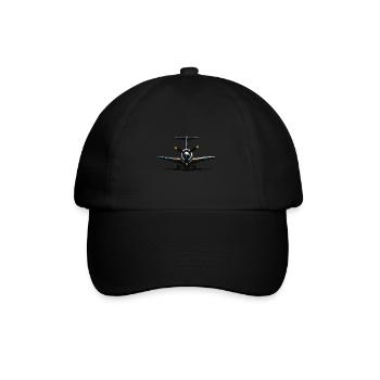 Modèle Avion Pilote Avion Hobby Design - Casquette classique - noir/noir - Devant