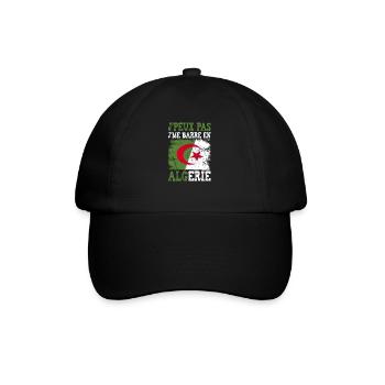 I can't get stuck in Algeria - Baseball Cap - black/black - Front