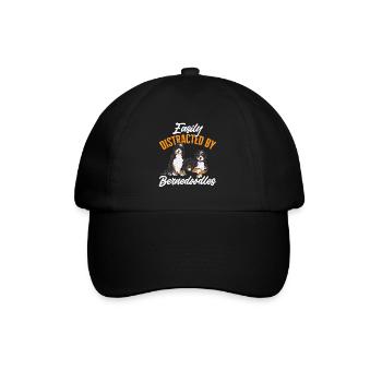 Bernedoodle Dog - Baseball Cap - black/black - Front