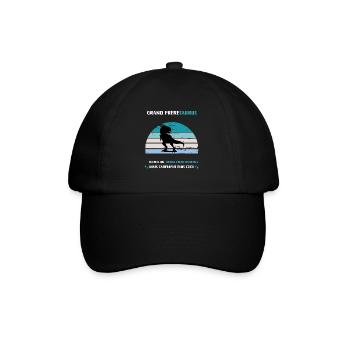 Big Brother Normal Saurus Dinosaurier T Rex - Baseballkappe - Schwarz/Schwarz - Vorne