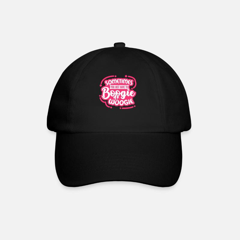 Boogie Woogie Boogie-Woogie Dancing - Baseballkappe - Schwarz/Schwarz