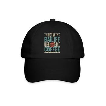 L’huissier instantané suffit d’ajouter du café - Casquette classique - noir/noir - Devant