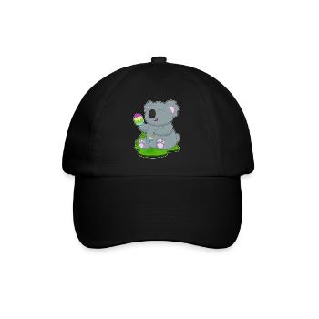 Coloriage de Pâques du koala - Casquette classique - noir/noir - Devant
