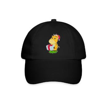 Forfait Noël girafe - Casquette classique - noir/noir - Devant