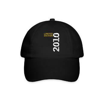 2010 Édition Limitée Anniversaire Cadeau Femme Mari - Casquette classique - noir/noir - Devant
