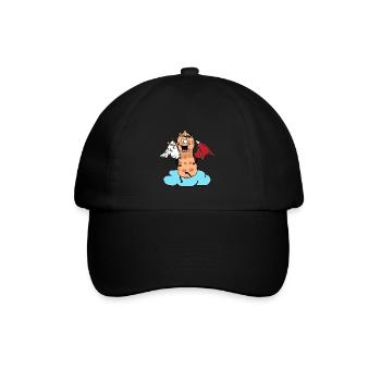 Celestial Peanut Angel Little Devil Cloud Nut - Baseball Cap - black/black - Front