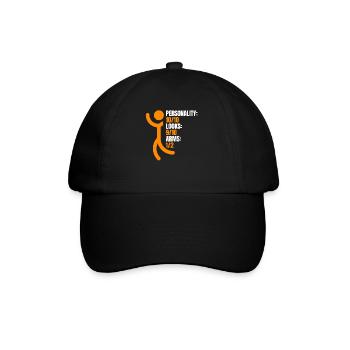 Bras Amputateur Humour Bras 1/2 - Casquette classique - noir/noir - Devant