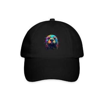 Otter Lustig Geschenk - Baseballkappe - Schwarz/Schwarz - Vorne
