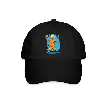 Joueur de handball Meerkat Esthétique Streetwear - Casquette classique - noir/noir - Devant