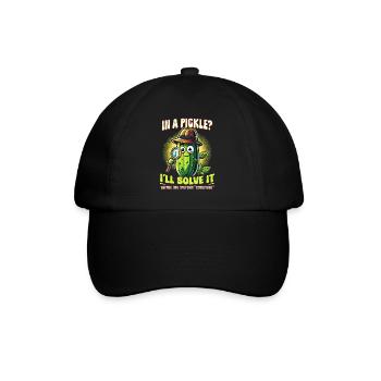 Pickle Lover Funny Pickle Dill Pickle Pickled - Baseball Cap - black/black - Front