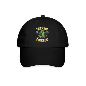 Pickle Lover Funny Pickle Dill Pickle Pickled - Baseball Cap - black/black - Front