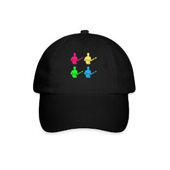 Banjo coloré - cadeau pour les fans de musique - Casquette classique - noir/noir - Devant