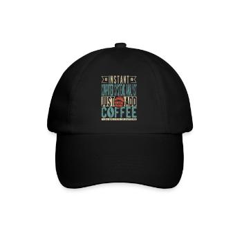 Instant Computer Systems Analyst Just Add Coffee - Casquette classique - noir/noir - Devant