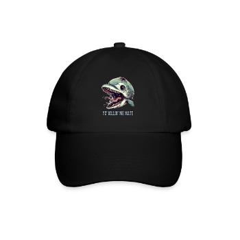 Complaint from the zombie dolphin - Baseball Cap - black/black - Front