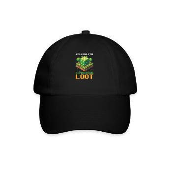 St. Patricks Day Gaming Rolling for Leprechaun Loo - Baseball Cap - black/black - Front