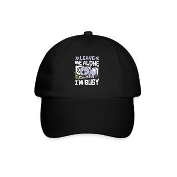 Laisse-moi tranquille, je suis occupé Koalabear Eucalyptus - Casquette classique - noir/noir - Devant