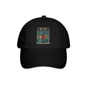 Dramaturge instantané Il suffit d’ajouter du café - Casquette classique - noir/noir - Devant