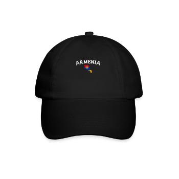 Armenia Map Armenia Armenian Flag Armenian - Baseball Cap - black/black - Front