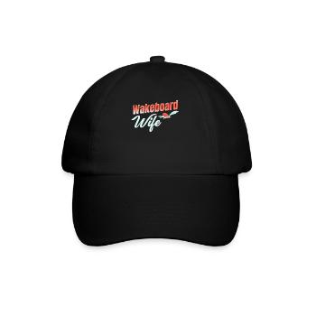 Wakeboard, Femme, Fille, Nautisme, Vagues - Casquette classique - noir/noir - Devant