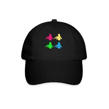 Colorful Violinists Ensemble Harmony - Baseball Cap - black/black - Front
