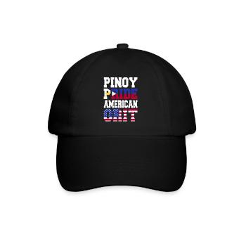 Pinoy Pride American Grit - Baseball Cap - black/black - Front