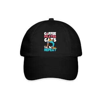 Instructeur de Pilates Professeur Café - Casquette classique - noir/noir - Devant